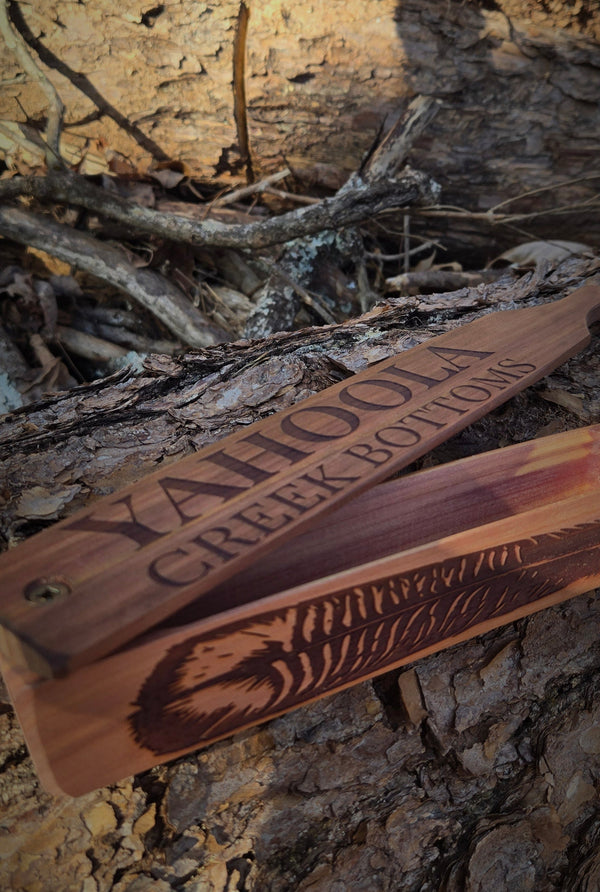 Long Box Call cedar sides Cedar Paddle dugout