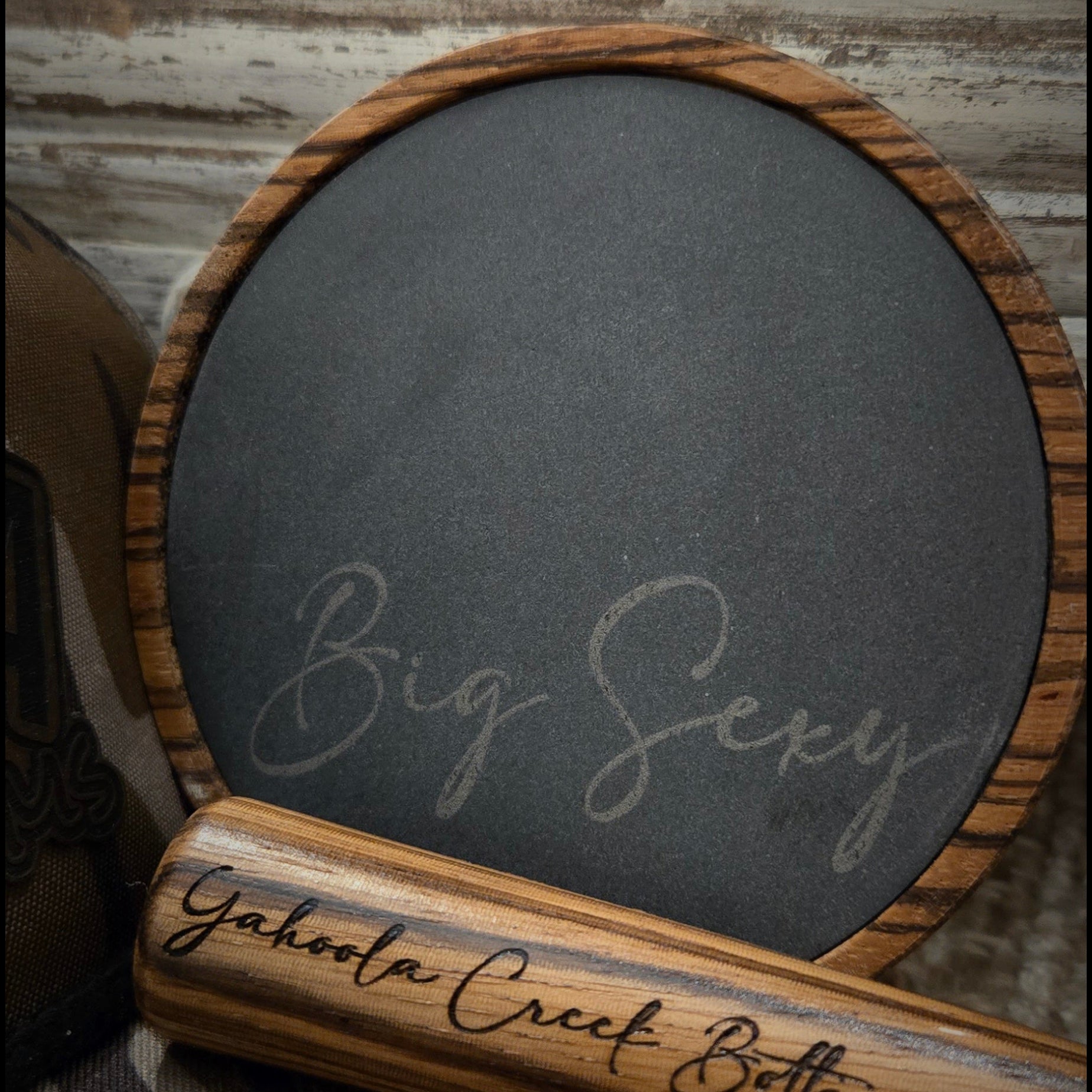 "Big Sexy" Zebrawood slate